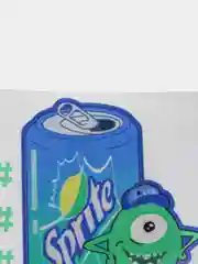 Лайм наклейка на авто "Персонажи из мультфильмов"