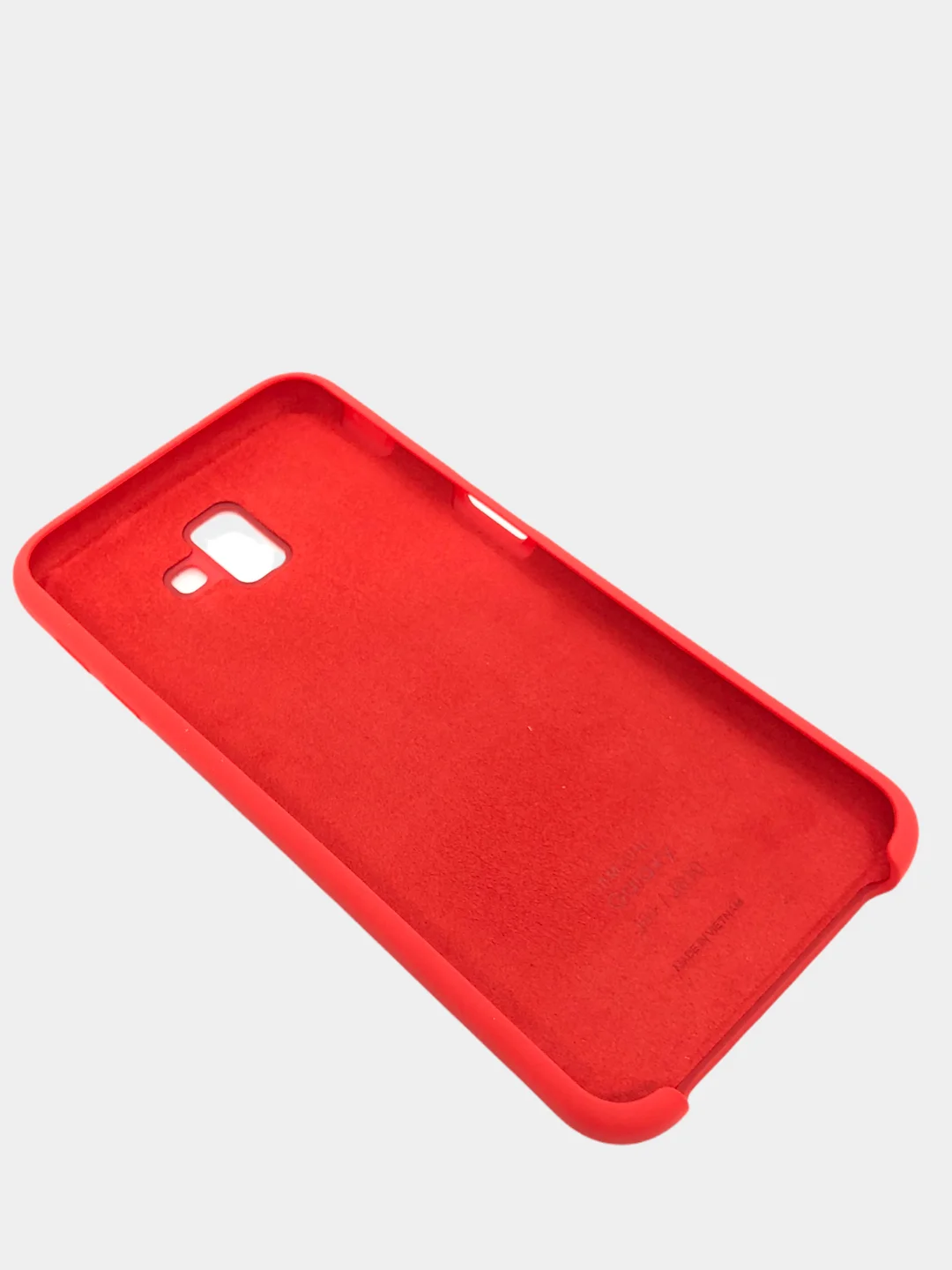 Желтый чехол Silicone Cover Case для Samsung Galaxy J4 Plus, J4 Prime, J6 Plus, J6 Prime, J4 2018