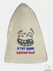 Бронзовый шапка банная, классическая, с вышивкой