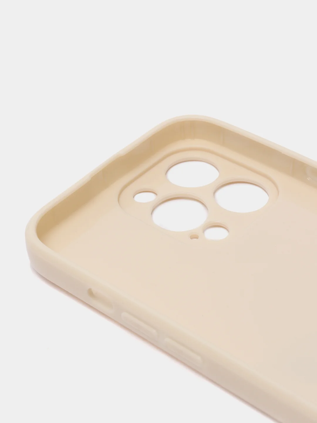 Бежевый чехол для iPhone 11 / 12 / XR 13 Pro Max силиконовый айфон про макс