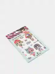 Наклейки - татуировки L.O.L. Surprise! 10х12 см, 2 листа, диз. Rock