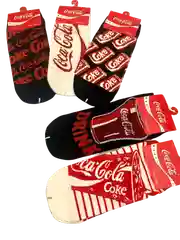 Носки женские укороченные Кока кола (Coca Cola)