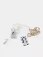 Гирлянда штора-занавес с пультом, 3 х 2м, 3 х 3м от USB300 LED регулировка яркости 8 режимов