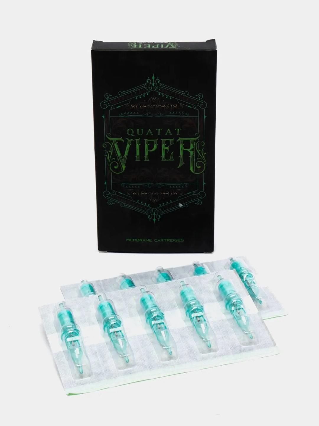 Картриджи для татуировки и татуажа VIPER (QUATAT), 20 штук. Премиум класс  купить по цене 1699 ₽ в интернет-магазине Магнит Маркет