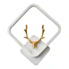 Бра "Олень", LED, 16 Вт, 4000К, 24 х 24 см, бело-золотой, 22 х 24 см