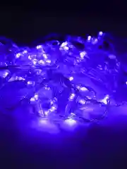Лазурный электрогирлянда LED занавес (гирлянда-штора)