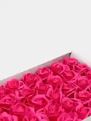 Фуксия мыльные розы цвета Шоколад, 50 штук