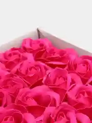 Фуксия мыльные розы цвета Шоколад, 50 штук
