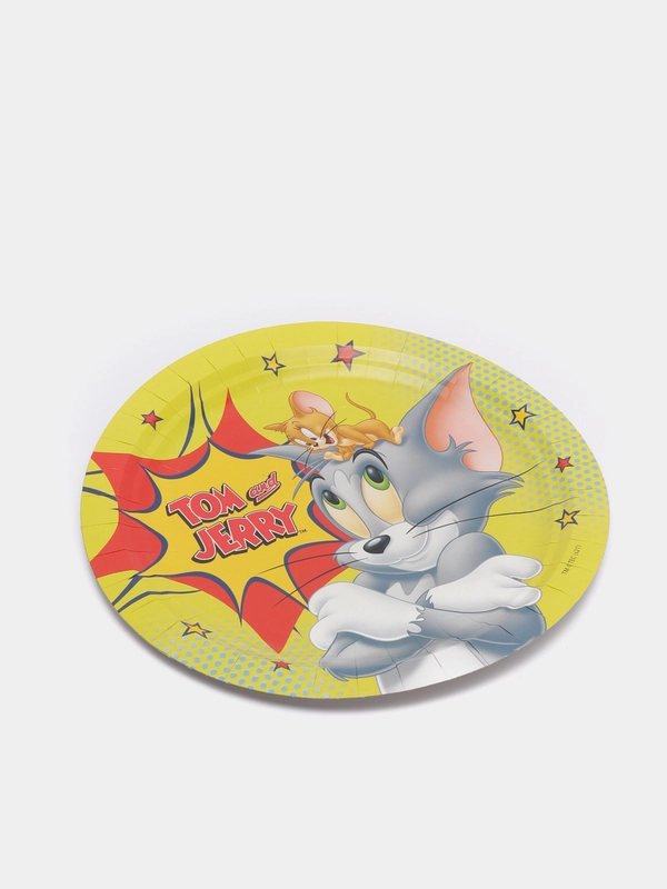 Набор бумажных тарелок Tom&Jerry "Том крупно", диаметр 230 мм, 6 штук