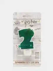 Harry Potter. Парафиновая свеча в торт (цифра 2 с рисунком), в блистере (чиби)