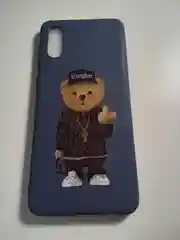 Синий меланж чехол для Samsung A02 / M02