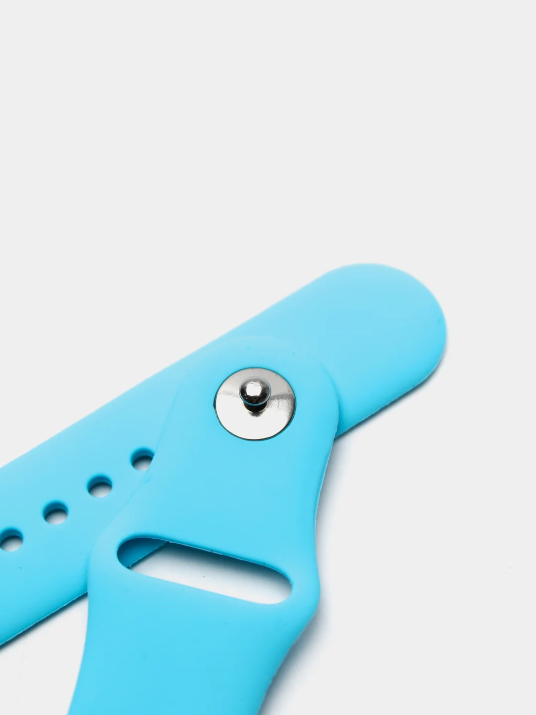 Силиконовый ремешок для Apple Watch с защитным стеклом 2 в 1