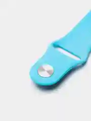 Силиконовый ремешок для Apple Watch с защитным стеклом 2 в 1