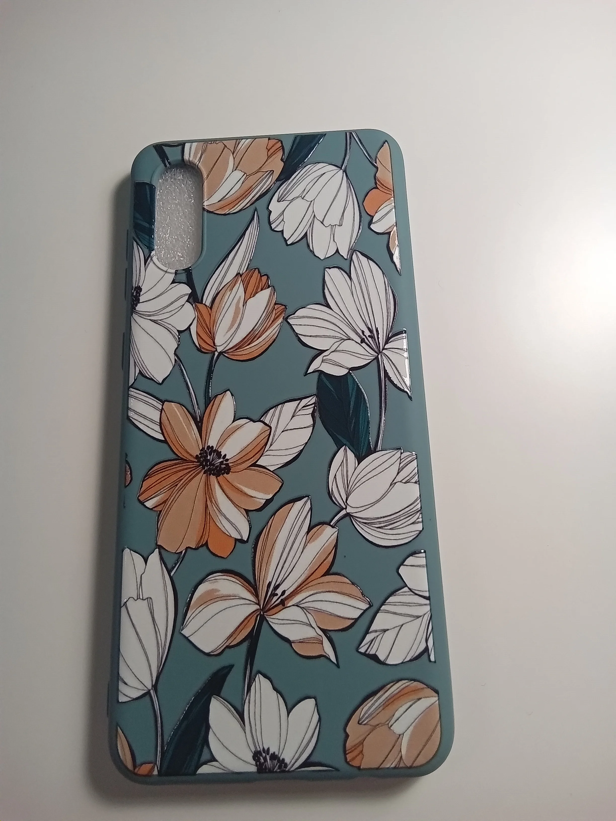 Тёмно-бирюзовый чехол для Samsung A02 / M02