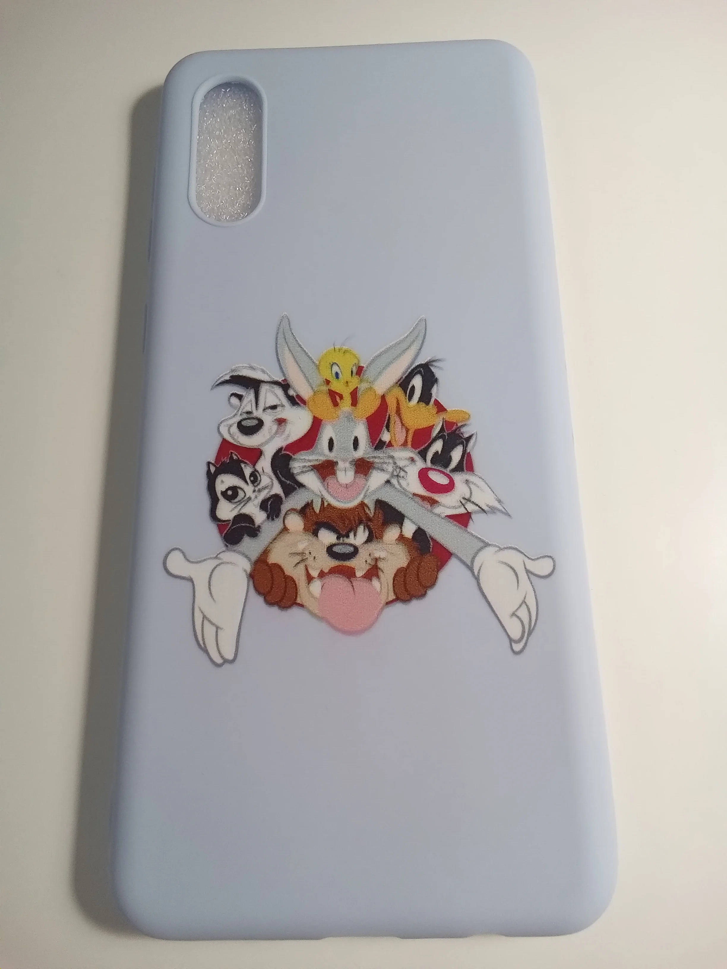 Светло-синий чехол для Samsung A02 / M02