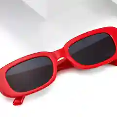 Красный солнцезащитные очки прямоугольные