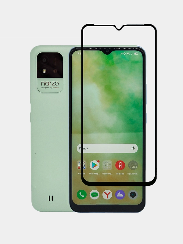 Защитное стекло Realme narzo 50i,  21D CasExpress