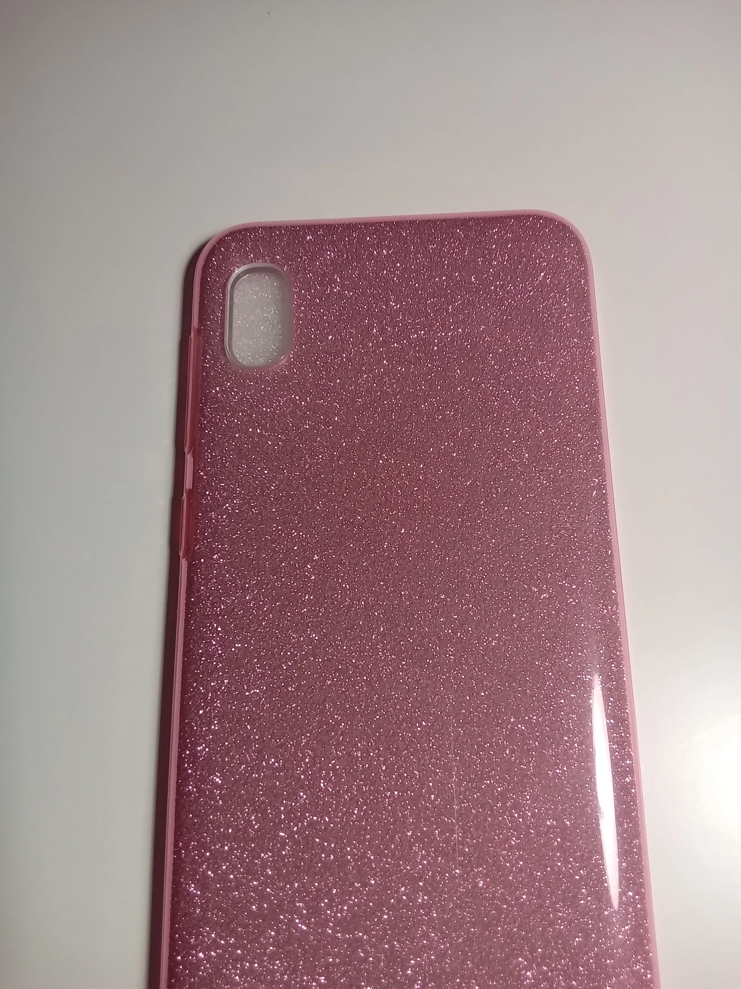 Розовый чехол блестящий XIAOMI REDMI 9A