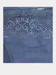 Синий трусы женские ажурные