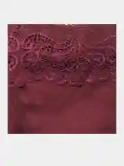 Бордовый трусы женские ажурные