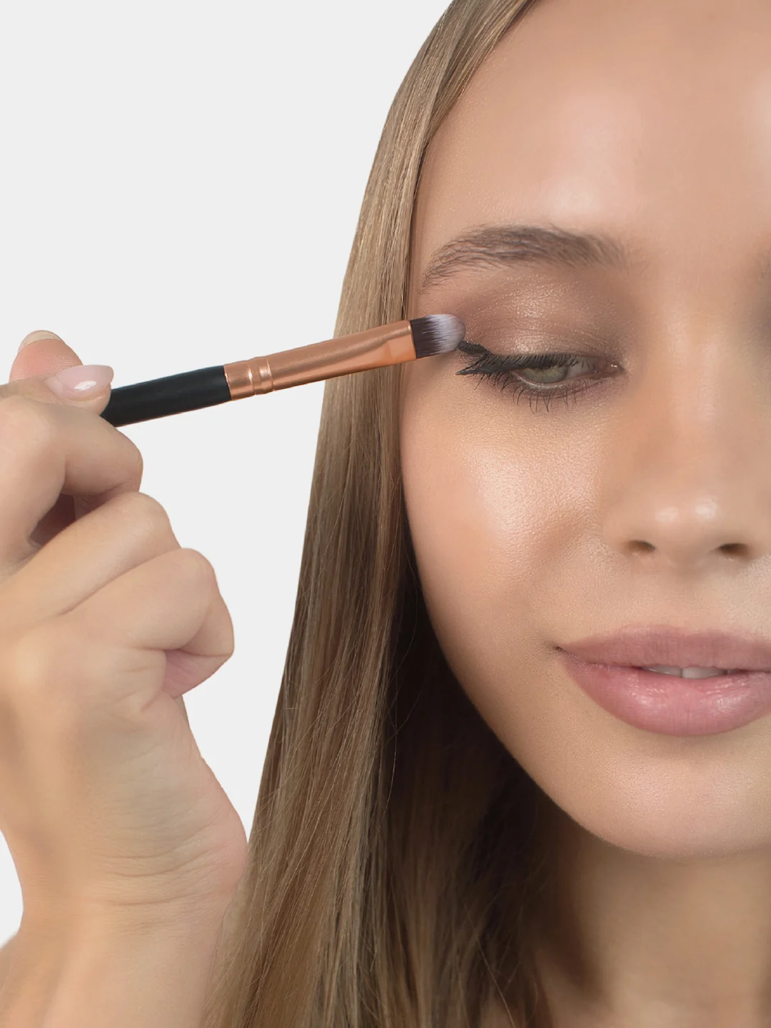BEAUTY4LIFE Кисть для теней, плоская, черная
