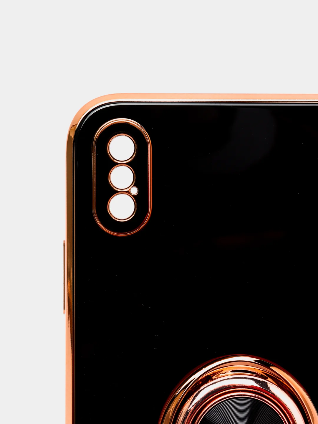 Черный чехол для Apple iPhone с кольцом для 6/6S/ 7/8 plus/11/11pro/ XR/XS/SE/ 12/12 Pro Max