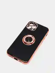 Черный чехол для Apple iPhone с кольцом для 6/6S/ 7/8 plus/11/11pro/ XR/XS/SE/ 12/12 Pro Max