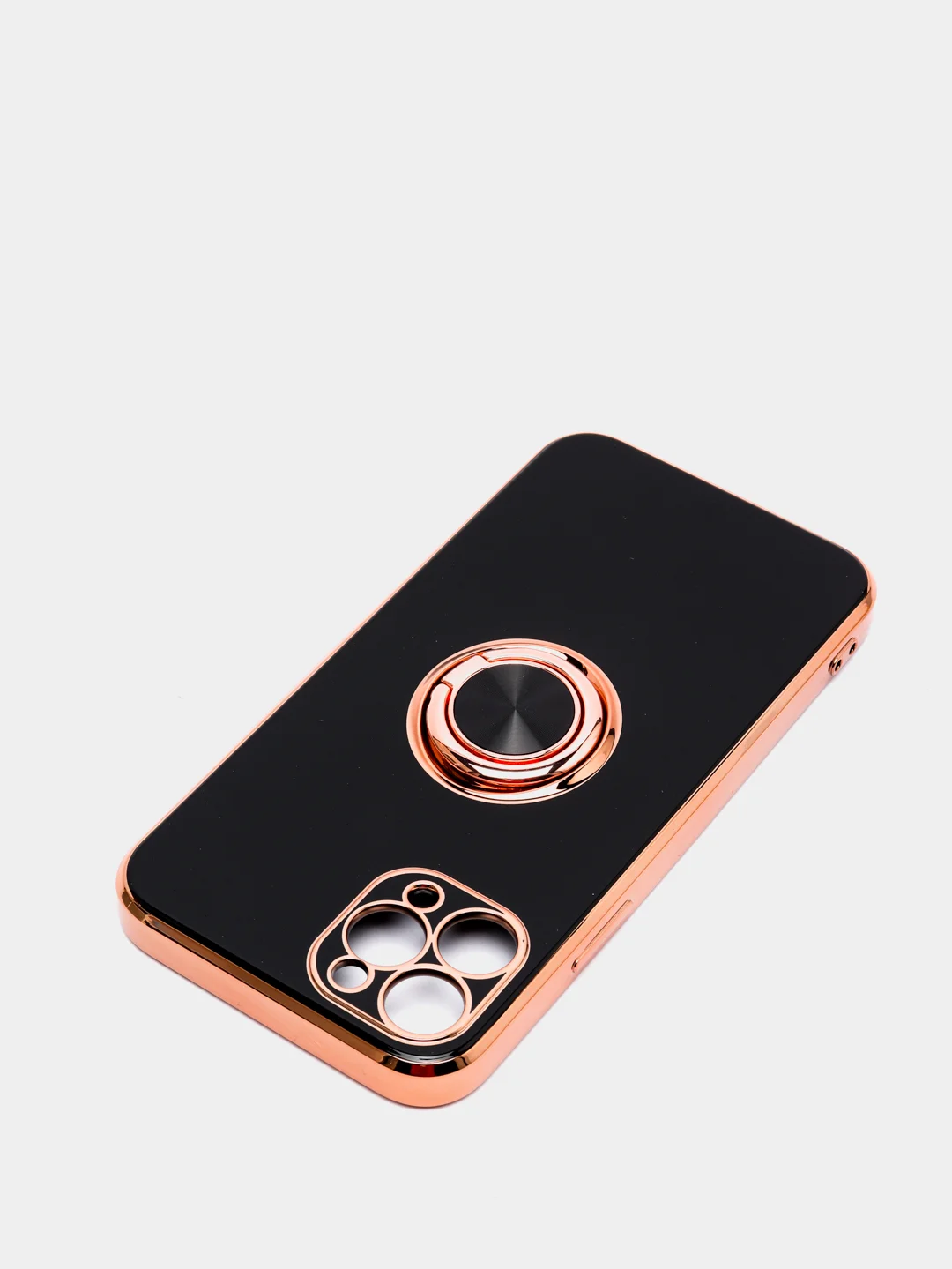 Черный чехол для Apple iPhone с кольцом для 6/6S/ 7/8 plus/11/11pro/ XR/XS/SE/ 12/12 Pro Max