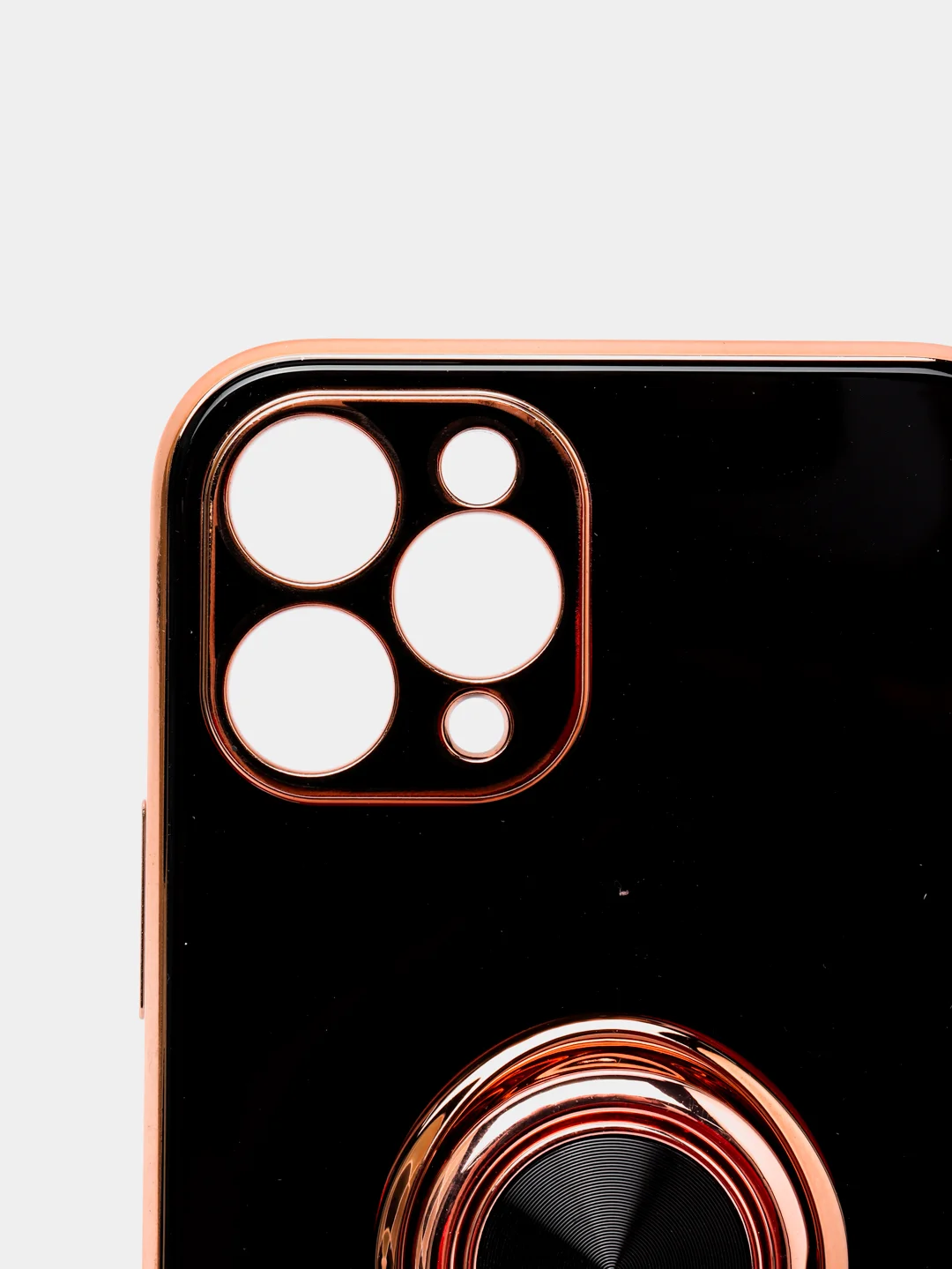 Черный чехол для Apple iPhone с кольцом для 6/6S/ 7/8 plus/11/11pro/ XR/XS/SE/ 12/12 Pro Max