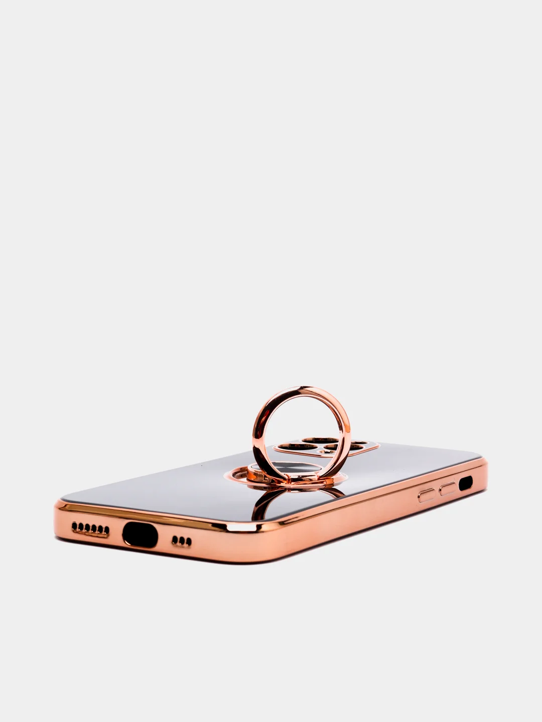 Черный чехол для Apple iPhone с кольцом для 6/6S/ 7/8 plus/11/11pro/ XR/XS/SE/ 12/12 Pro Max