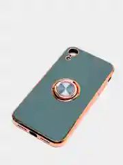 Зеленый чехол для Apple iPhone с кольцом для 6/6S/ 7/8 plus/11/11pro/ XR/XS/SE/ 12/12 Pro Max