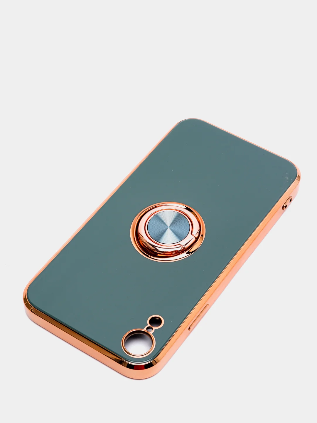 Зеленый чехол для Apple iPhone с кольцом для 6/6S/ 7/8 plus/11/11pro/ XR/XS/SE/ 12/12 Pro Max