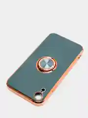 Зеленый чехол для Apple iPhone с кольцом для 6/6S/ 7/8 plus/11/11pro/ XR/XS/SE/ 12/12 Pro Max