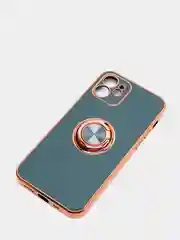 Зеленый чехол для Apple iPhone с кольцом для 6/6S/ 7/8 plus/11/11pro/ XR/XS/SE/ 12/12 Pro Max
