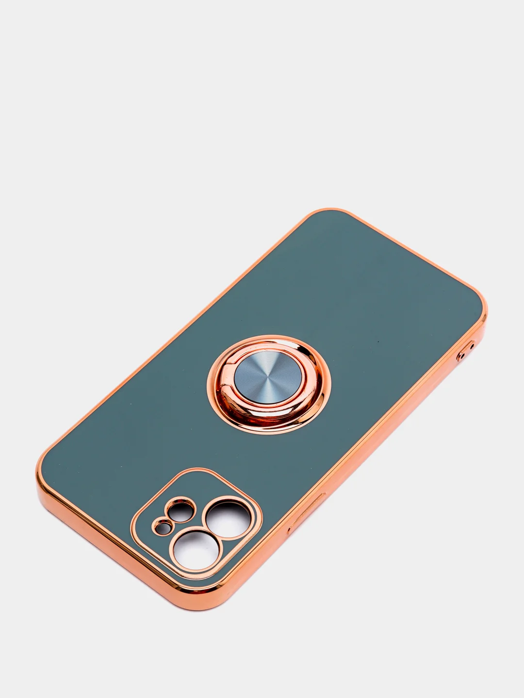 Зеленый чехол для Apple iPhone с кольцом для 6/6S/ 7/8 plus/11/11pro/ XR/XS/SE/ 12/12 Pro Max
