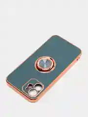 Зеленый чехол для Apple iPhone с кольцом для 6/6S/ 7/8 plus/11/11pro/ XR/XS/SE/ 12/12 Pro Max