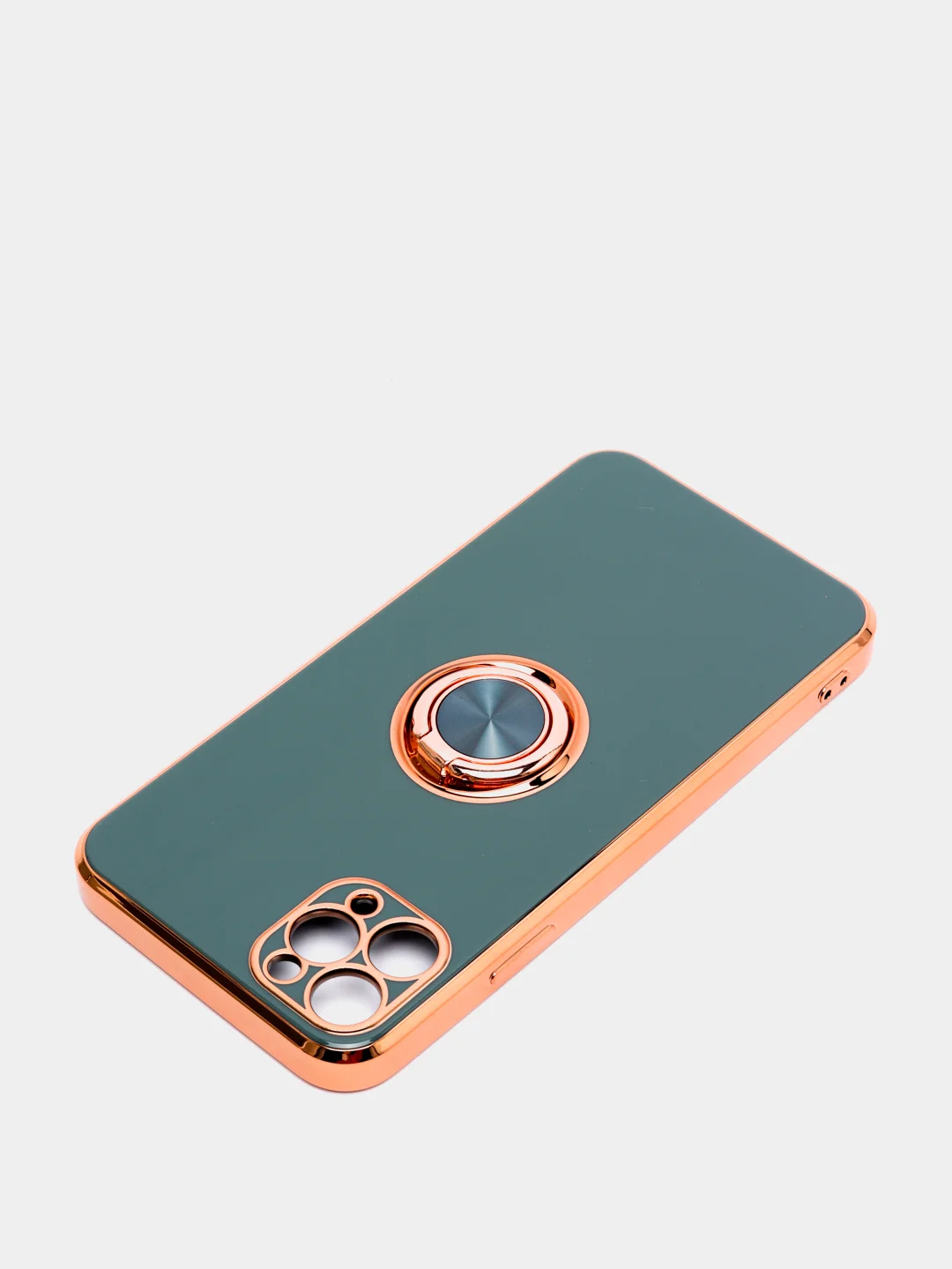 Зеленый чехол для Apple iPhone с кольцом для 6/6S/ 7/8 plus/11/11pro/ XR/XS/SE/ 12/12 Pro Max