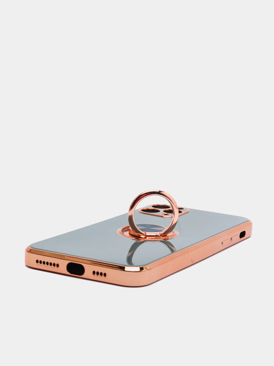 Зеленый чехол для Apple iPhone с кольцом для 6/6S/ 7/8 plus/11/11pro/ XR/XS/SE/ 12/12 Pro Max