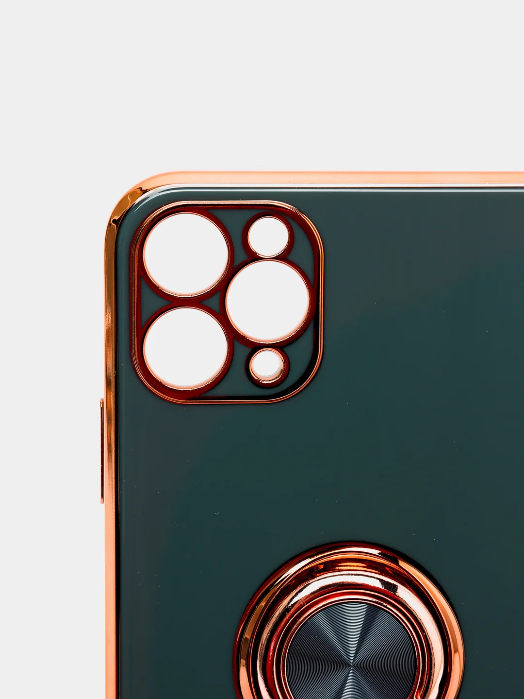 Зеленый чехол для Apple iPhone с кольцом для 6/6S/ 7/8 plus/11/11pro/ XR/XS/SE/ 12/12 Pro Max