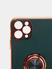 Зеленый чехол для Apple iPhone с кольцом для 6/6S/ 7/8 plus/11/11pro/ XR/XS/SE/ 12/12 Pro Max
