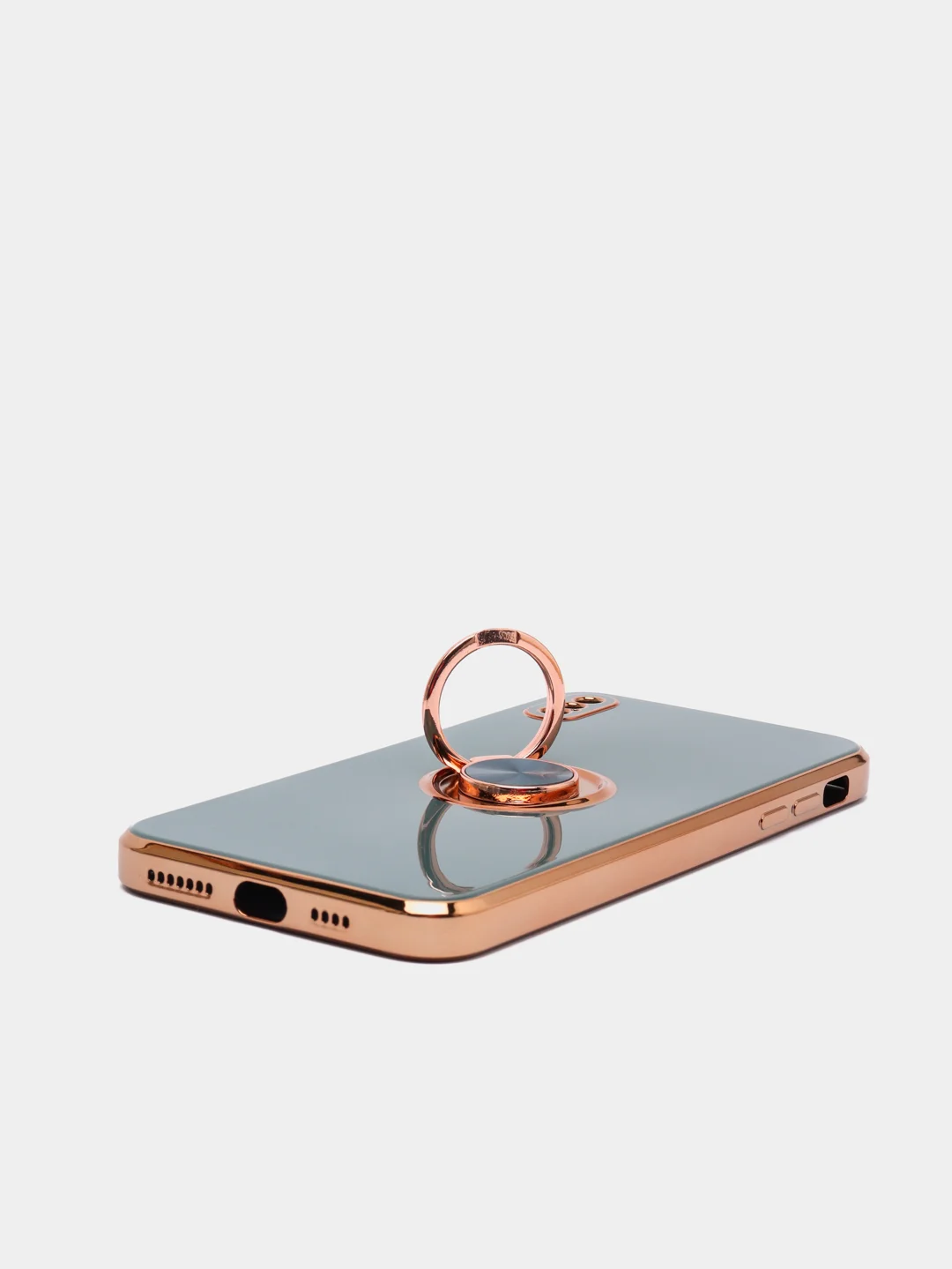 Зеленый чехол для Apple iPhone с кольцом для 6/6S/ 7/8 plus/11/11pro/ XR/XS/SE/ 12/12 Pro Max
