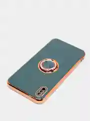 Зеленый чехол для Apple iPhone с кольцом для 6/6S/ 7/8 plus/11/11pro/ XR/XS/SE/ 12/12 Pro Max