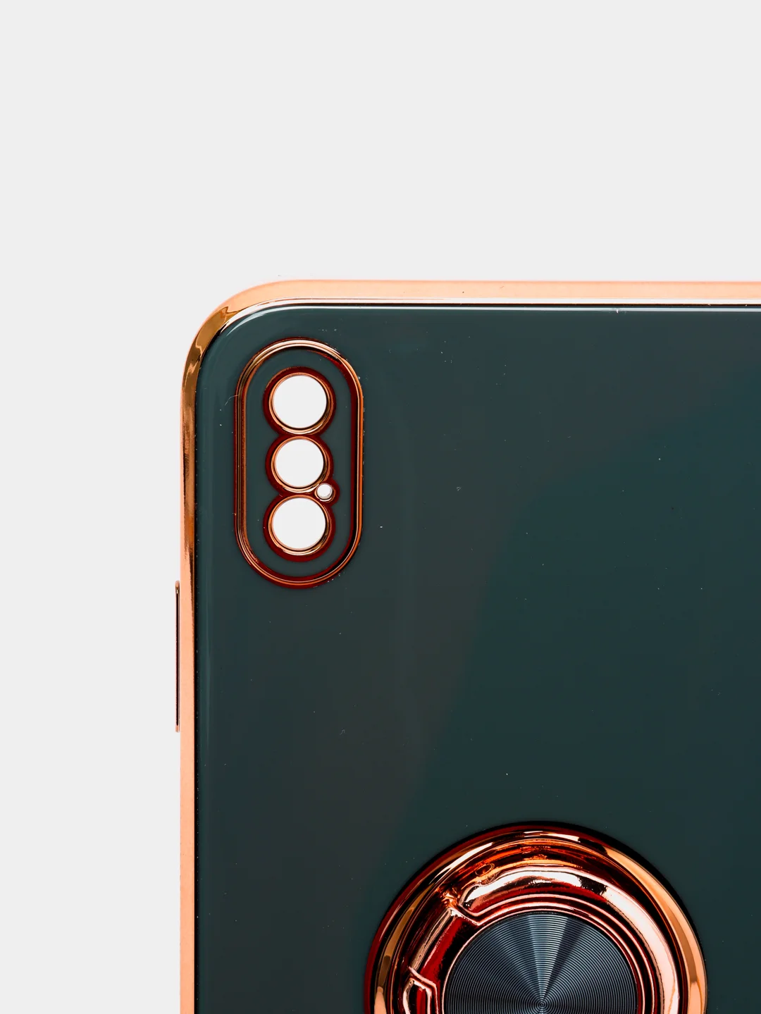 Зеленый чехол для Apple iPhone с кольцом для 6/6S/ 7/8 plus/11/11pro/ XR/XS/SE/ 12/12 Pro Max