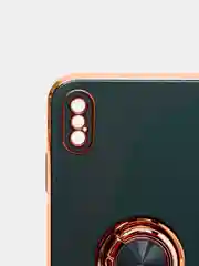 Зеленый чехол для Apple iPhone с кольцом для 6/6S/ 7/8 plus/11/11pro/ XR/XS/SE/ 12/12 Pro Max