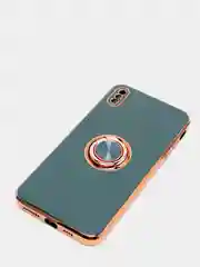 Зеленый чехол для Apple iPhone с кольцом для 6/6S/ 7/8 plus/11/11pro/ XR/XS/SE/ 12/12 Pro Max