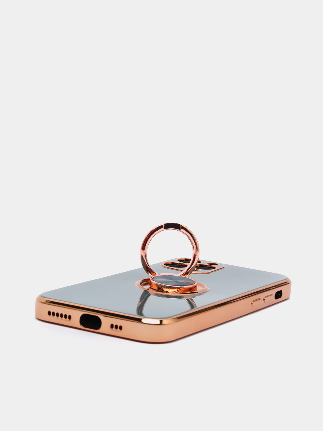 Зеленый чехол для Apple iPhone с кольцом для 6/6S/ 7/8 plus/11/11pro/ XR/XS/SE/ 12/12 Pro Max