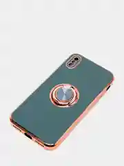 Зеленый чехол для Apple iPhone с кольцом для 6/6S/ 7/8 plus/11/11pro/ XR/XS/SE/ 12/12 Pro Max