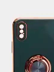 Зеленый чехол для Apple iPhone с кольцом для 6/6S/ 7/8 plus/11/11pro/ XR/XS/SE/ 12/12 Pro Max
