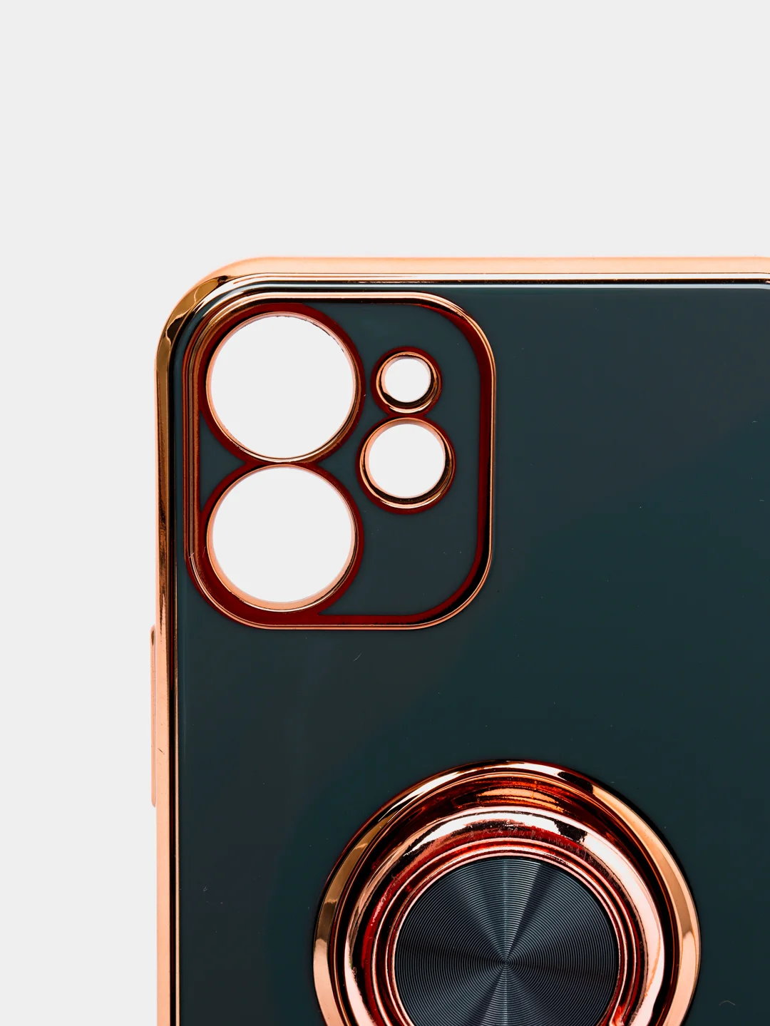 Зеленый чехол для Apple iPhone с кольцом для 6/6S/ 7/8 plus/11/11pro/ XR/XS/SE/ 12/12 Pro Max