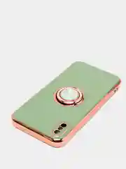 Мятный чехол для Apple iPhone с кольцом для 6/6S/ 7/8 plus/11/11pro/ XR/XS/SE/ 12/12 Pro Max